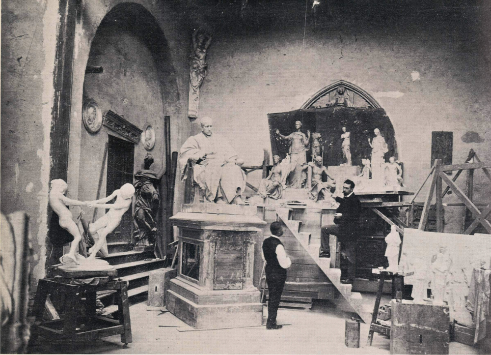 History photo of Bitter's studio